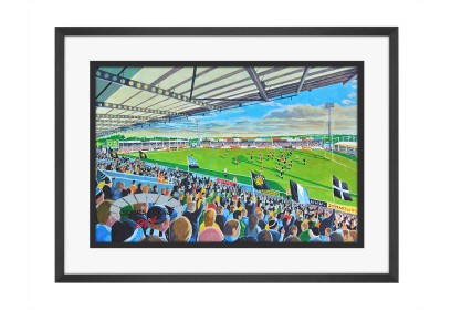 Sandy Park Stadium Fine Art Print - Exeter Chiefs Rugby Union